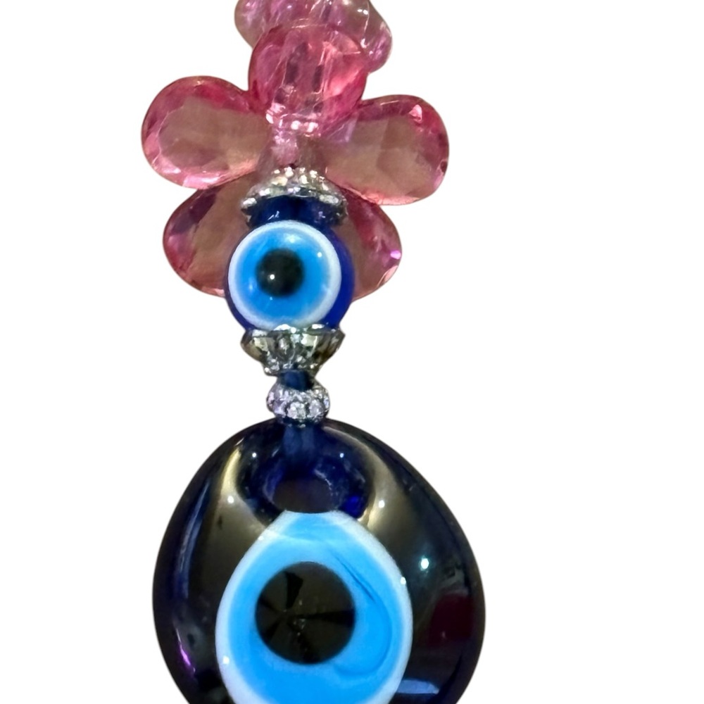 Blue Evil Eye Bag Charm - Picture 4 of 4